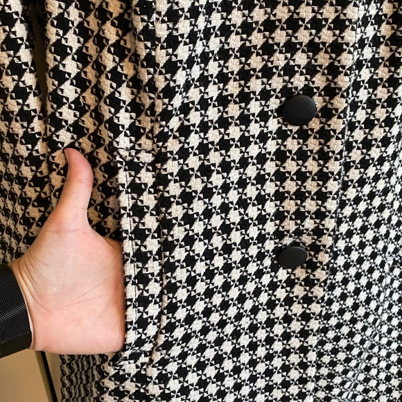 Torrid Houndstooth Pea Coat - Picture 3 of 6
